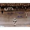 Ralph Branca and Bobby Thomson Autographed with Jackie Robinson 8" x 10" Photograph w/ Shot Heard Round The World? Inscription