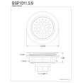 thumbnail image 4 of Gourmetier BSP1011 Kitchen Sink Strainer, White, 4 of 4
