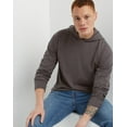 thumbnail image 6 of Hanes Men's T-Shirt Hoodie Garment Dyed Cotton Long Sleeve Jersey Tee sz S-3XL, 6 of 7