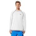thumbnail image 2 of Men's Speedo 7482183 Easy Long Sleeve Loose Fit Swim Tee (White M), 2 of 3
