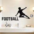 thumbnail image 3 of Wall Stickers for Bedroom Living Room Hand-Drawn Football Player Design Home Decoration 1 Pack, 3 of 4
