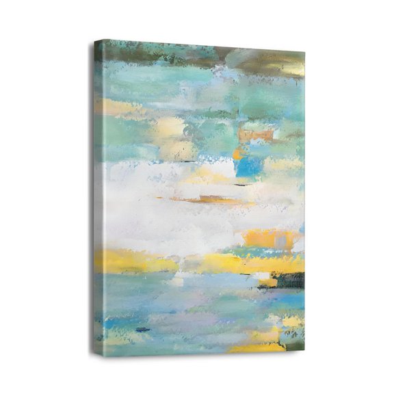 Embrace the Coastal Vibes with this 12x16 inch Abstract Ocean Print - Ideal Bathroom Wall Art and Sea-Lake Themed Decor