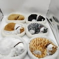 thumbnail image 4 of Realistic Breathing Cat Plush Toy Soft Stuffed Electronic Pet Home Decor Gift, 4 of 6