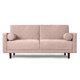 thumbnail image 2 of Sofá Cama De Velvet Palo De Rosa Beehive Memory Foam Modelo Calandra, 2 of 8