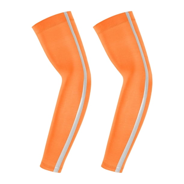 Mangas de Brazo de Protección Solar para Hombres Manga de Hielo Reflectante, Cubierta de Correr Al Aire Libre Transpirable Protección Uv de Color Sólido