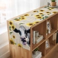 thumbnail image 6 of Table Runners 72 Inches Long Dress Scarves, Cow Sunflowers Farmhouse Kitchen/Dining Table Runner, Coffee Tablerunners, Country Vintage Animals Floral Leaves 14x72 Inch, 6 of 9