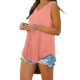 thumbnail image 3 of Liacowi Women Casual Vest Tops V Neck Sleeveless Summer Loose Tank Tops, 3 of 5