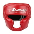 thumbnail image 1 of Boxing Totecear Face Cover Ajustable Ajustable El engranaje espesante en espesor de la frente y la protección de la oreja para el muay de kickboxing Rojo, 1 of 8