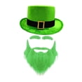 thumbnail image 1 of Accesorio de fotografía con sombrero para el Día de San Patricio, regalo novedoso para fiesta, accesorio de disfraz para Negro Verde, 1 of 9