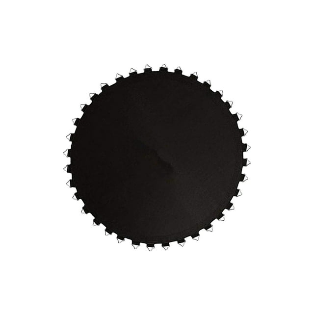 Youkk Tapis de Trampoline Rond d'Entraînement Universel Tapis de Remplacement Saut Noir 36 Boucles