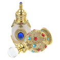 thumbnail image 3 of Here's a polished and professional product description for your item:\n\n \n\n**2pcs Vintage Crystal Glass Essential Oil & Perfume Bottles – Refillable, 3 of 5