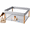 Grey, variant on Suihuooo Foldable Baby Playpen 51"x51"x27" Baby Play Yard for Babies and Toddlers, Indoor & Outdoor Play Yard Fence with Breathable Mesh for Kids,White