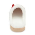 thumbnail image 5 of NineCiFun House Slippers for Women on Memory Foam Indoor Outdoor Fuzzy Slippers (Red,Size 7-8), 5 of 7