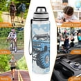thumbnail image 7 of Stars Monster Truck Sports Water Bottle Portable Travel Mug 32oz BPA Free Leak Proof Straw Transparent Tritan for Gym Yoga Cycling Camping, 7 of 7