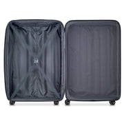 DELSEY PARIS Helium Aero 31 Large Checked Hardside Expandable Spinner Luggage, Brushed Metal