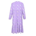 thumbnail image 4 of Girls Valentine's Day Dress Love Heart Long Sleeve Casual Holiday Dress A-Line Party Dresses with Pockets for 4-15 Years, 4 of 6