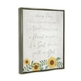 thumbnail image 5 of Stupell Industries Always Pray Religious Faith Proverb Sunflower Blossoms Graphic Art Luster Gray Floating Framed Canvas Print Wall Art, Design by Natalie Carpentieri, 5 of 5
