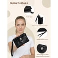 thumbnail image 3 of Punplita Women Bifold Wallet Leather Wallets for Women with Card Holder and Zipper Coin Pocket, 3 of 7