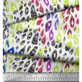thumbnail image 2 of Soimoi Cotton Poplin Fabric Leopard Animal Skin Print Sewing Fabric Yard 42 Inch Wide, 2 of 3