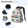 thumbnail image 3 of Disketp Colorful Chameleons Mochila Ligera Clásica con Múltiples Bolsillos, Mochila Casual para Hombre y Mujer, Ideal para Escuela, Trabajo y Viajes, 3 of 6