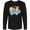 AB-Black, variant on Inktastic Halloween Monsters Long Sleeve T-Shirt