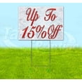 thumbnail image 1 of Up To 15% Off Red & Chrome (18" X 24") Yard Sign, Includes Metal Step Stake, 1 of 6