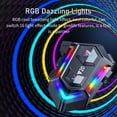 thumbnail image 3 of Altavoces para casco de moto FEYA Y20 con luces RGB IPX6 a prueba de agua, 3 of 8