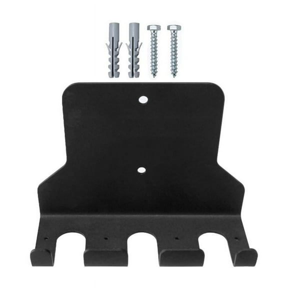 1 * Barbell Holder 2 * Screws 2 * Expansion Tubes-Black