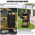 thumbnail image 3 of CazToi 2 Wheels Premium Portable Wood-Fired Pizza Oven with Stone and Grill Rack for Parties & Picnics, 3 of 7