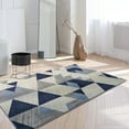 thumbnail image 1 of JV Home Runner Rug Arrow Blue 2'7" x 5' Hallway Soft Indoor Washable Rugs Anti Slip, 1 of 6