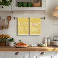 thumbnail image 3 of Sm:)e Eggs Hunny Bunny Rabbit Easter Kitchen Dish Towels 18x26 Inch Set of 4 Yellow, 3 of 6