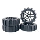 thumbnail image 4 of RC Car Tyres,1/8 Scale RC Model Car Tyre Accessories Set,RC Car Rubber Tires Wheel Rims Set Spare Parts,1:8 RC High Speed Car Repcement Tyre,Scale RC Model Car Accessories Parts DIY,RC Zulema none, 4 of 5