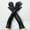 Black, variant on Sequin Gloves for Women, Sparkly Glitter Gloves for Party, Rave, Prom, Dance, Masquerade