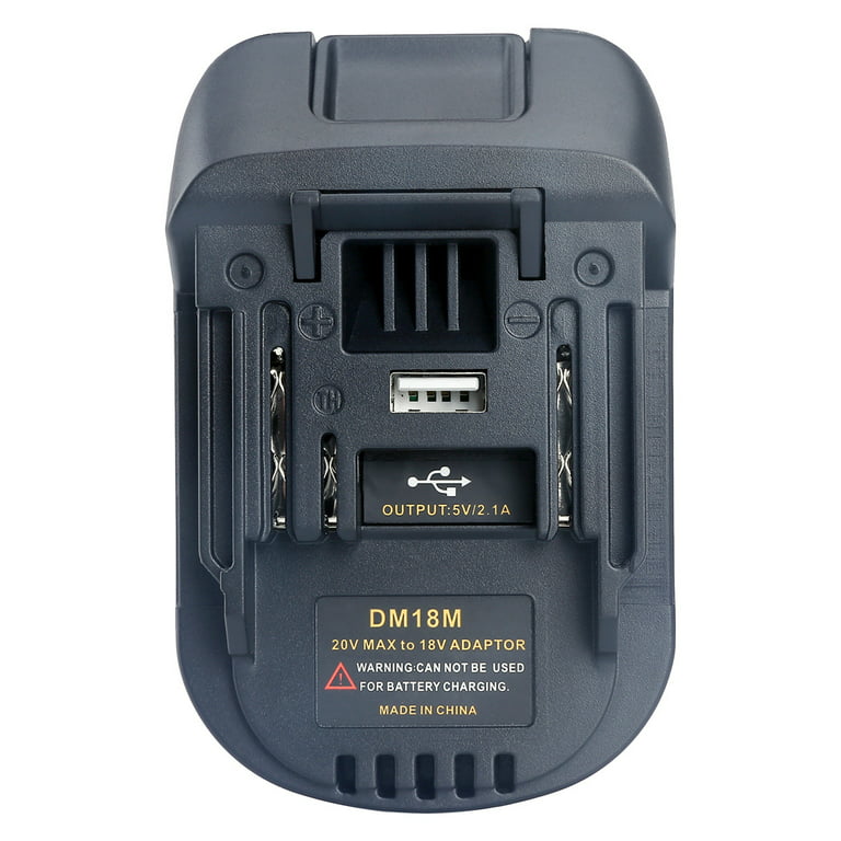 Milwaukee M18 Batteries Convert To Black & Decker 20v MAX (NOT OLD 18v)  Adapter