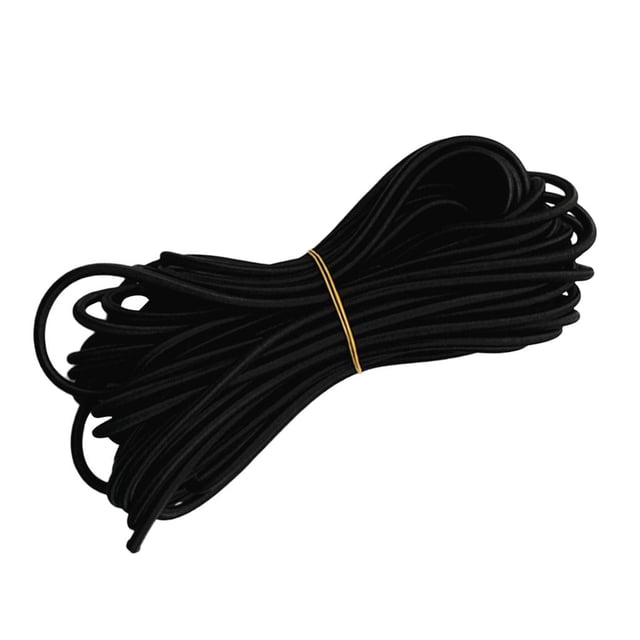 Cuerda elástica Sharpla Cuerda elástica de Goma 5mmx30m Negro