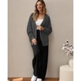 thumbnail image 6 of FUNING  Cardigan Sweaters for Women 100% acrylic fibers Button-Down Long Sleeve Oversized Knit Outerwear, 6 of 7