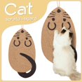 thumbnail image 2 of Alfombrilla rascadora para gatos de Sisal con forma de ratón, tablero antiarañazos, tablero rascador para gatos colgante, juguete para mascotas, 2 of 5