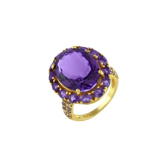 Amethyst Gemstone Ring