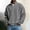 Gray, variant on Hvogkswy Lightweight Jackets for Men Solid Loose Waffle-Knit Zip Up Collared Jacket Fall Casual Comfy Travel Hiking Sports Jacket