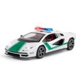 thumbnail image 1 of Amyove 1:24 Lambor 800 Police Car Model With Sound Light Simulation Alloy Pull-back Car Toy For Children Gifts, 1 of 6