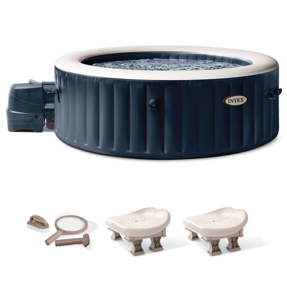 Intex PureSpa Plus Inflatable Hot Tub with Accessory Kit & 2 Seat Spas