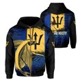 thumbnail image 2 of Sudadera con capucha con cremallera y estampado 3D de la bandera de Barbados, país de América del Sur, nueva moda para hombres y mujeres, sudaderas con capucha para deportes al aire libre y gimnasio 2, 2 of 5
