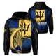 thumbnail image 2 of Sudadera con capucha con cremallera y estampado 3D de la bandera de Barbados, país de América del Sur, nueva moda para hombres y mujeres, sudaderas con capucha para deportes al aire libre y gimnasio 2, 2 of 5
