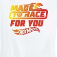 thumbnail image 3 of Hot Wheels - Valentine's Made to Race - Women's Short Sleeve Graphic T-Shirt, 3 of 5