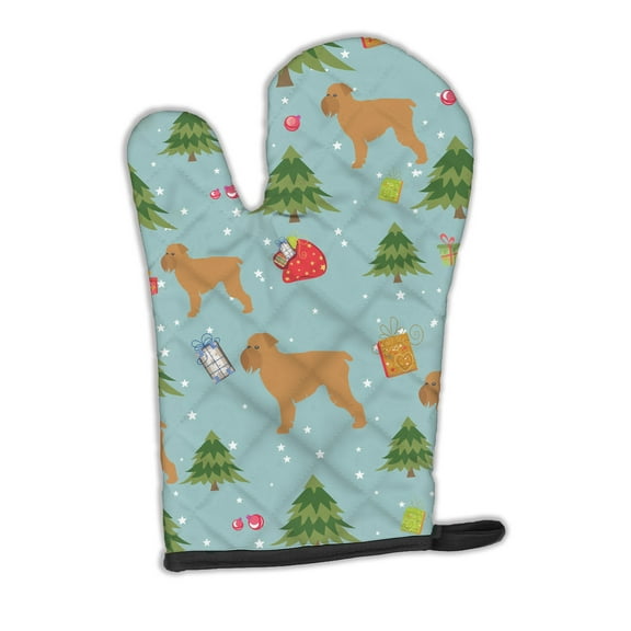 Christmas Brussels Griffon Oven Mitt