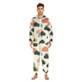 thumbnail image 3 of FORMRS Onesies Pajama for Adults Unisex Hoodie Winter Jumpsuit One Piece Sleepwear, Sizes S-2XL, Simple Clouds, 3 of 7