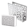 thumbnail image 3 of Stainless steel napkin holder, napkin box, cutlery holder, hollow design, 3 of 5