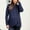 Navy, variant on Womens Maternity Irregular Soild Hem Tee Shirt Casual Long Sleeve Crew Neck Basic Nursed Hoodie Hooded Breastfeeding