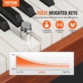 thumbnail image 2 of Piano digital VEVOR de 88 teclas con teclado doble y soporte de cuatro patas, 2 of 9