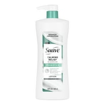 Suave Calming Relief Hand & Body Lotion With Prebiotics For Sensitive Skin, 28 fl oz Pump